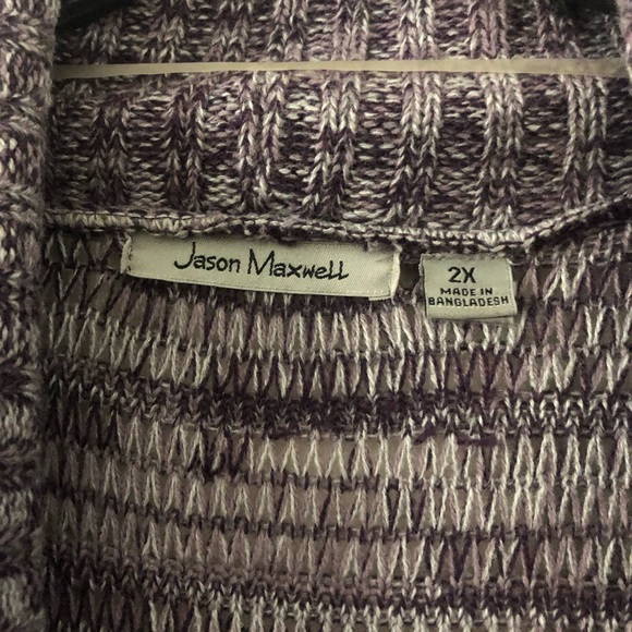 Jason Maxwell - Women’s Cardigan Sweater, Size 2X. - Picture 2 of 3
